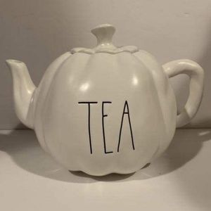 Rae Dunn Fall Pumpkin Teapot Ceramic Brand New